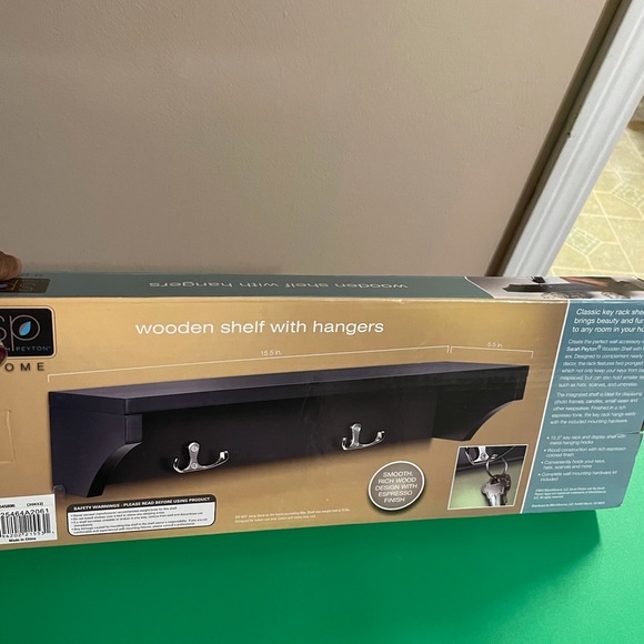 SARAH PEYTON HOME Wooden Shelf & Photo Cube with Clock Bundle - Picture 3 of 7